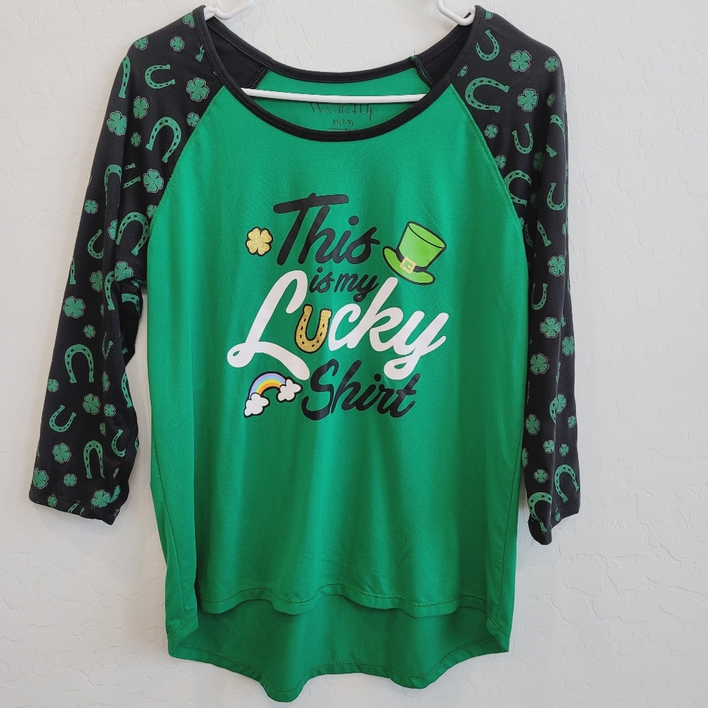 Wound Up Ladies "This is My Lucky Shirt" Size M